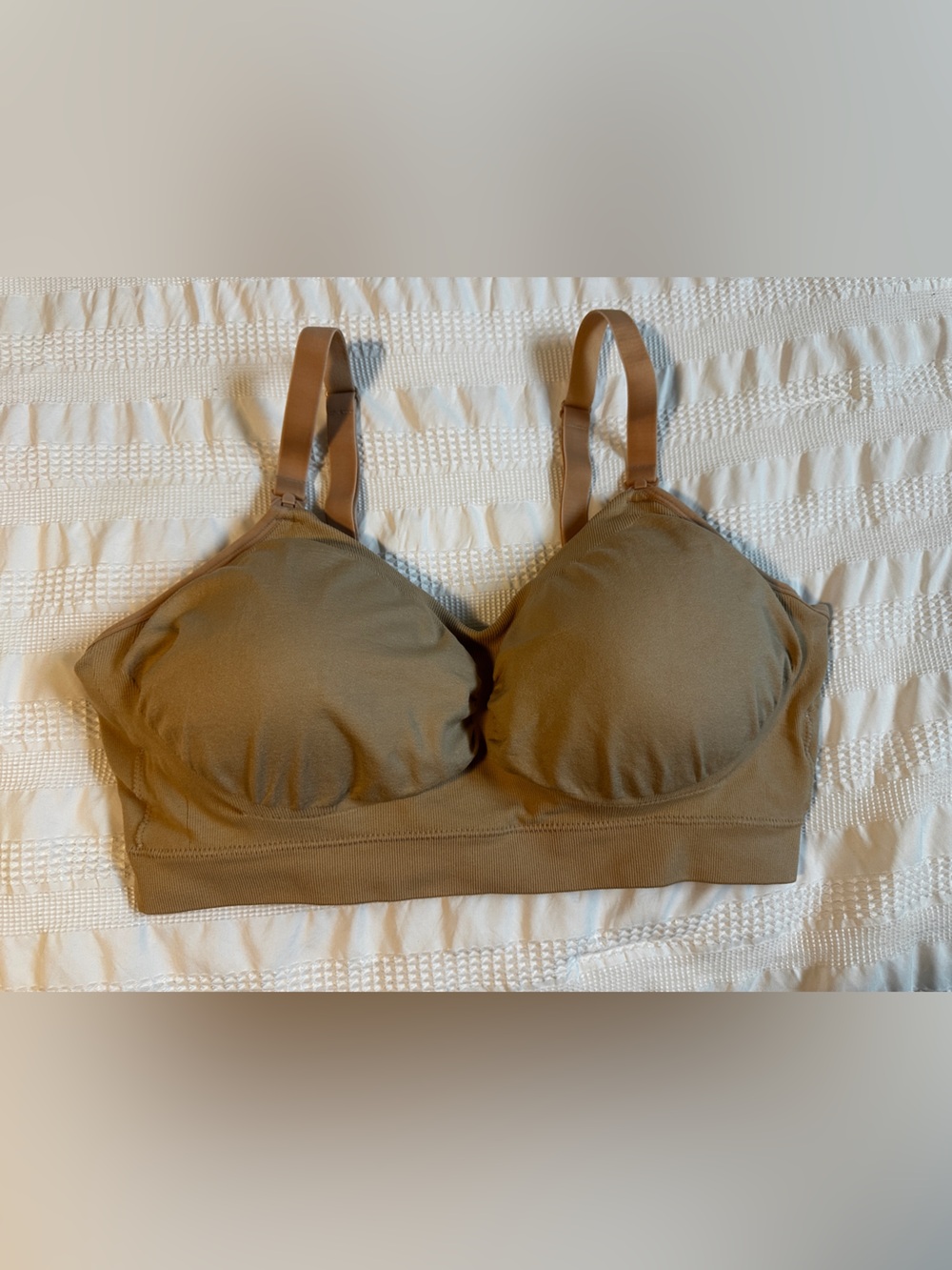Kindred Bravely Wireless Nursing Bra in Beige